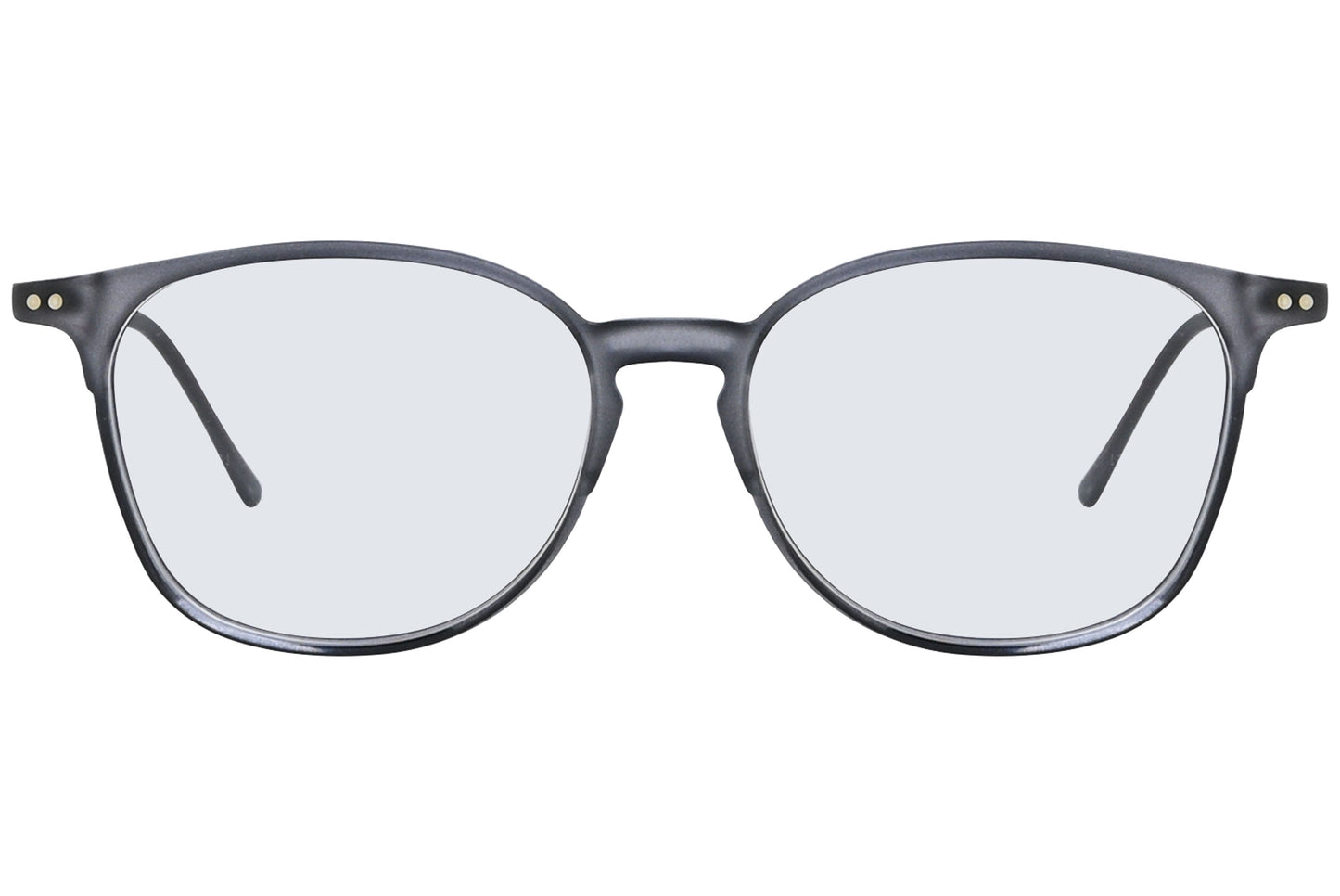 Close-up of LOOK Eyeglasses 5360 – front round frame in W10, showing lens curve and bridge detail