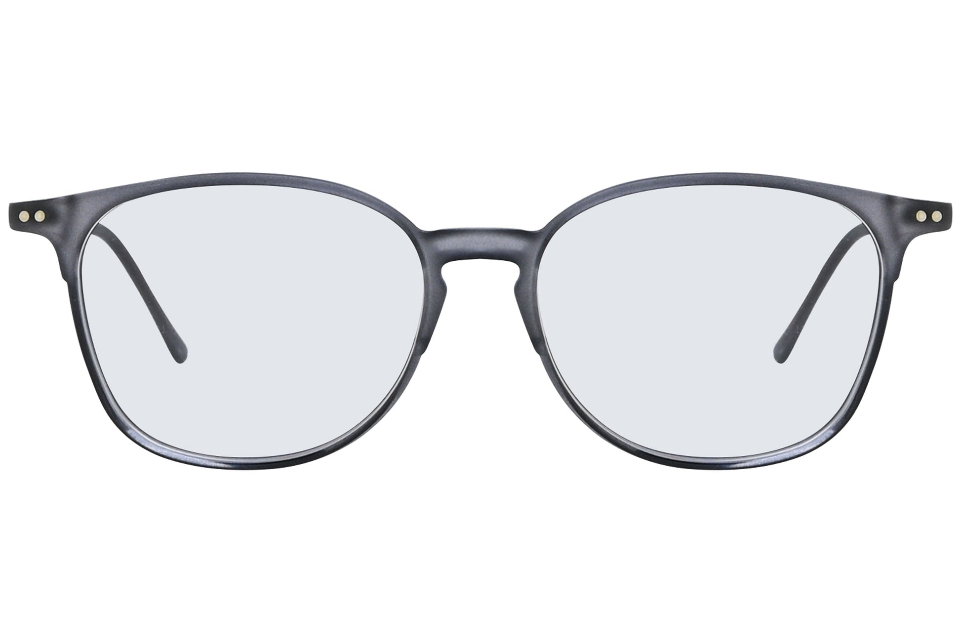 Close-up of LOOK Eyeglasses 5360 – front round frame in W10, showing lens curve and bridge detail