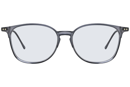 Close-up of LOOK Eyeglasses 5360 – front round frame in W10, showing lens curve and bridge detail