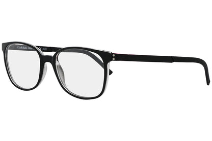 Side view of LOOK Eyeglasses 3813 in W10 – slim rectangular frame with cool-toned temple arms