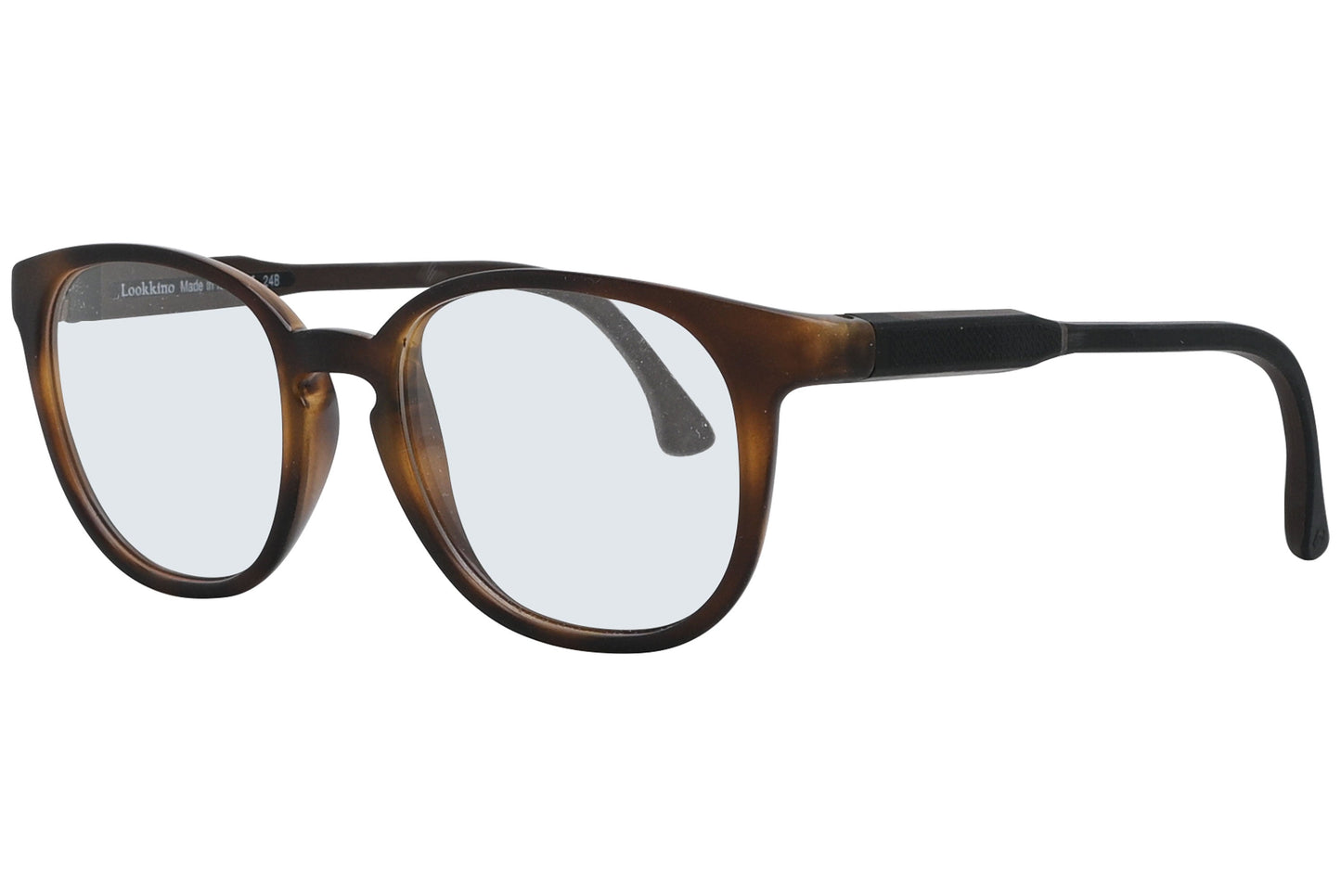 Side view of LOOK Eyeglasses 3884 in W2 – slim rectangular frame with soft-toned temple arms