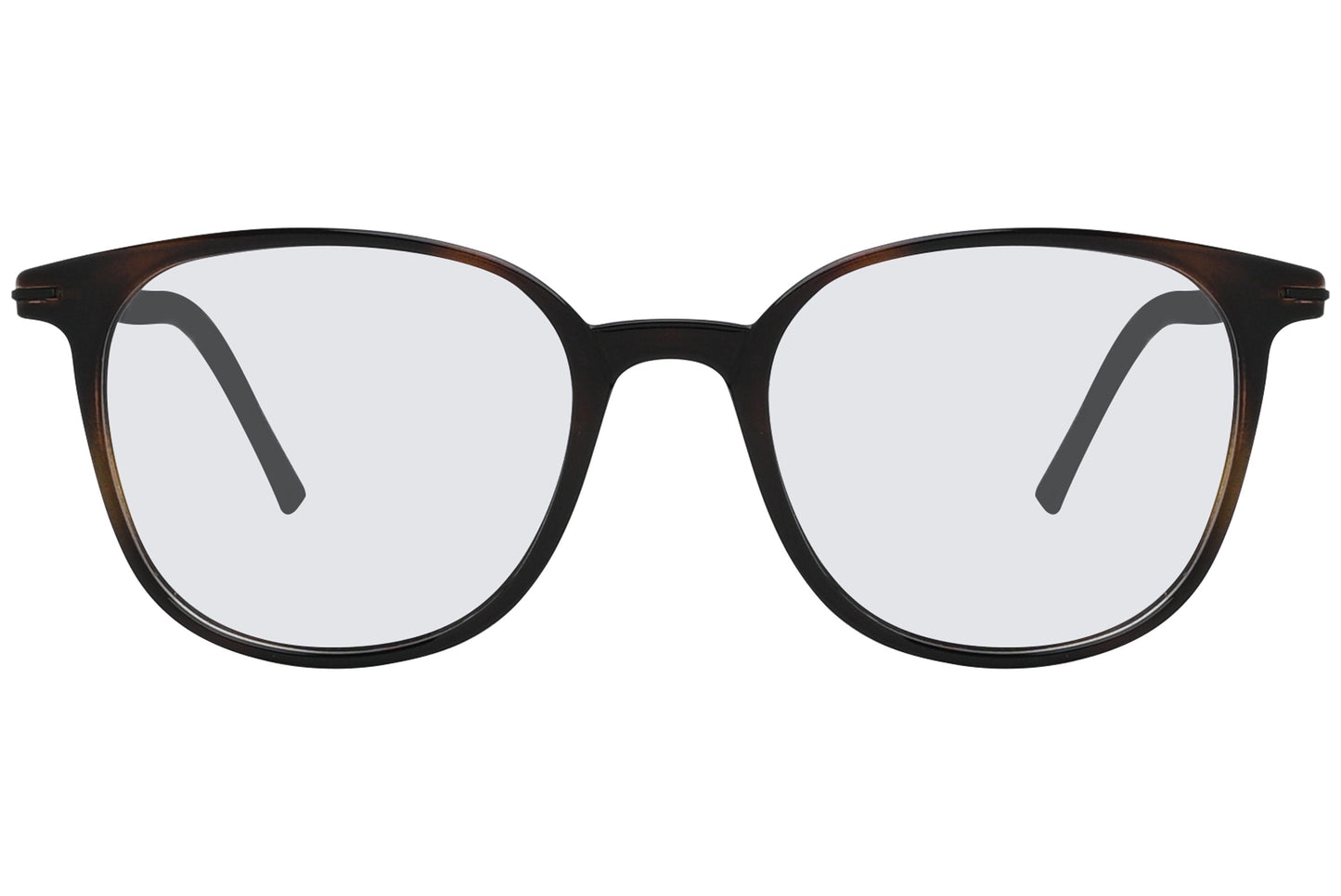 Close-up of LOOK Eyeglasses 4615 – front round frame in W2, highlighting curved lens shape and bridge detail