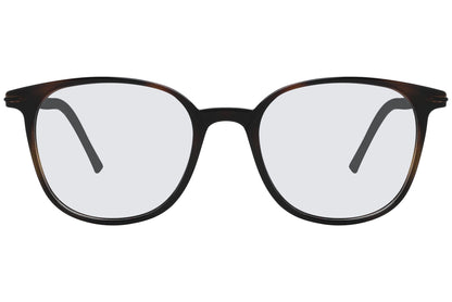 Close-up of LOOK Eyeglasses 4615 – front round frame in W2, highlighting curved lens shape and bridge detail