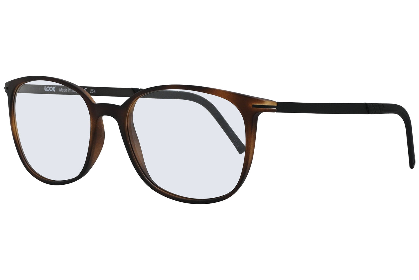 Side view of LOOK Eyeglasses 4619 in W2 – rectangular frame with wide fit and smooth temple design