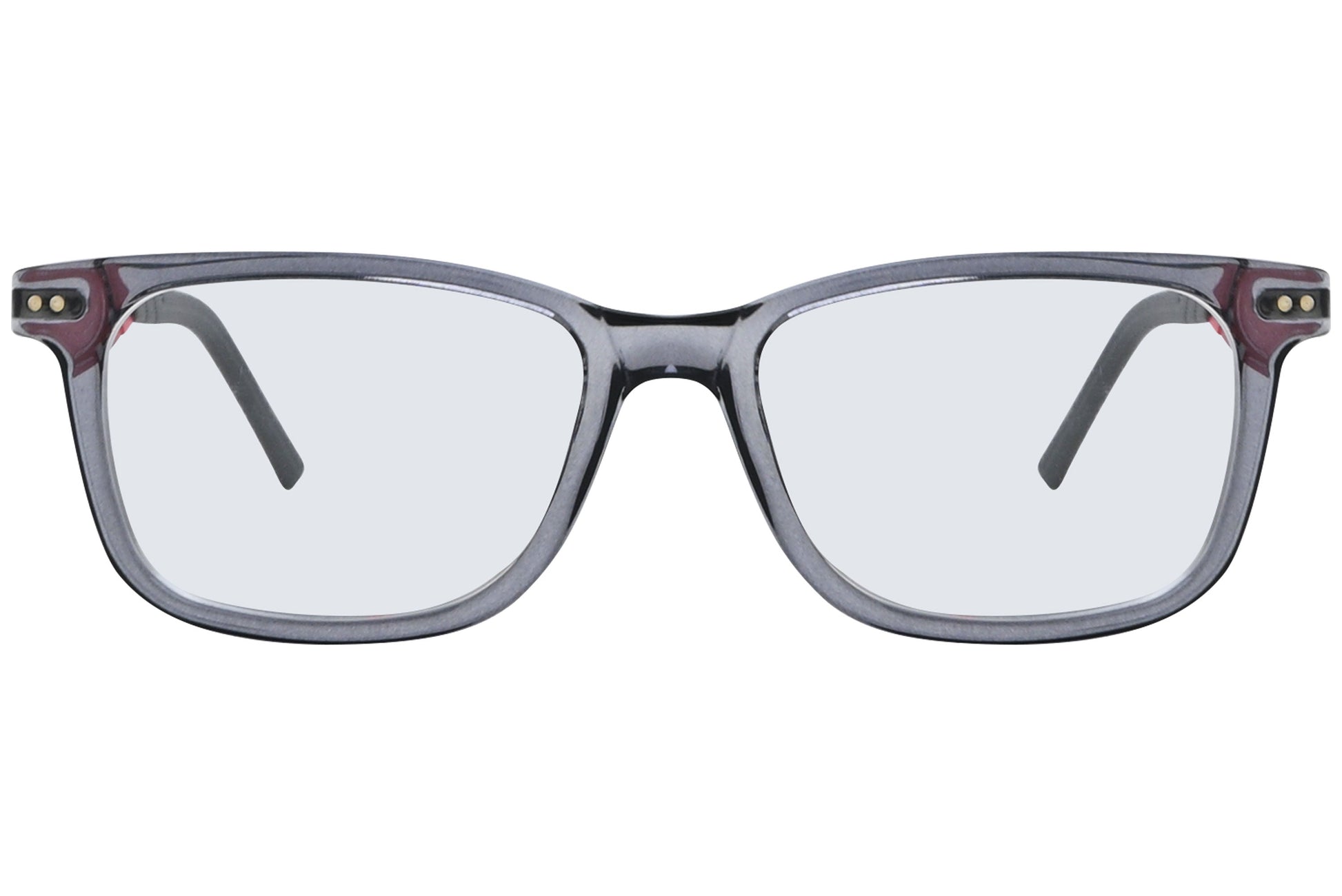 Close-up of LOOK Eyeglasses 5401 – front rectangular frame in W4, highlighting lens and bridge detail