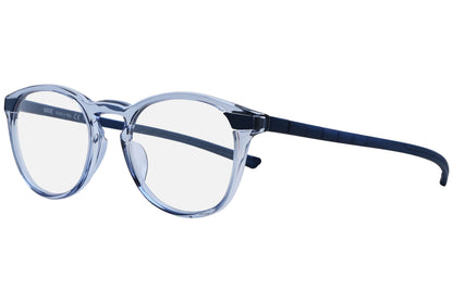 Side view of LOOK Eyeglasses 4670 in W4 – round frame with wide fit and warm-tone temples