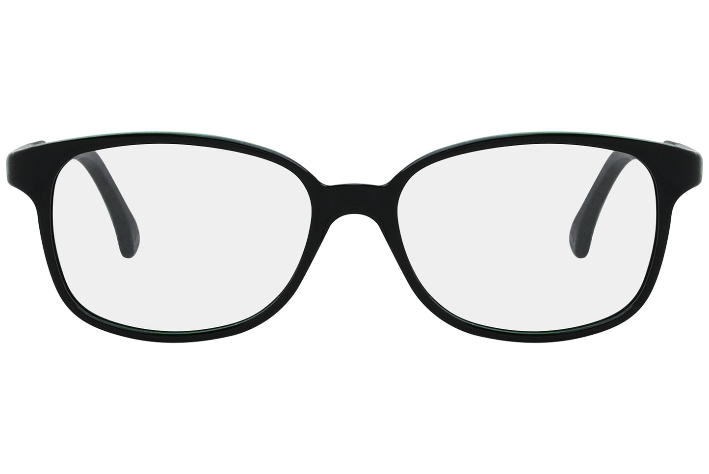Close-up of LOOK Eyeglasses 3882 – front wayfarer frame in W5, highlighting smooth curves and clean bridge
