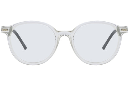 Close-up of LOOK Eyeglasses 5400 – front round frame in W5, showing lens curve and bridge design