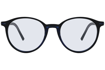 Close-up of LOOK Eyeglasses 4620 – front round frame in W6, highlighting lens curve and bridge detail