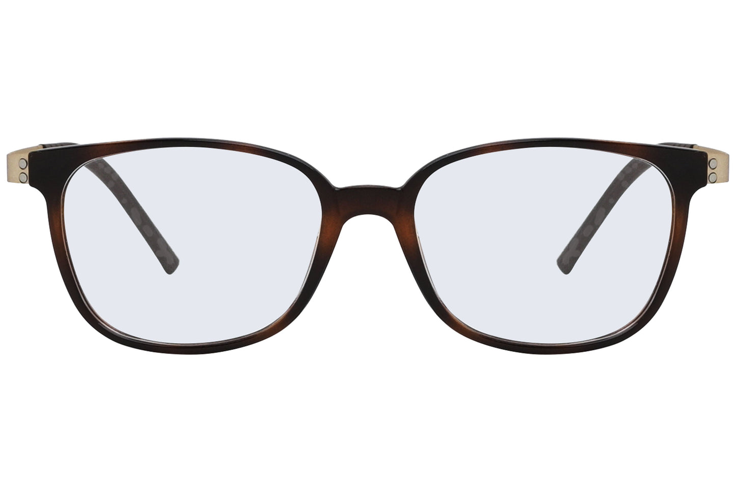Close-up of LOOK Eyeglasses 3813 – front wayfarer frame in W8, highlighting bold browline and smooth bridge