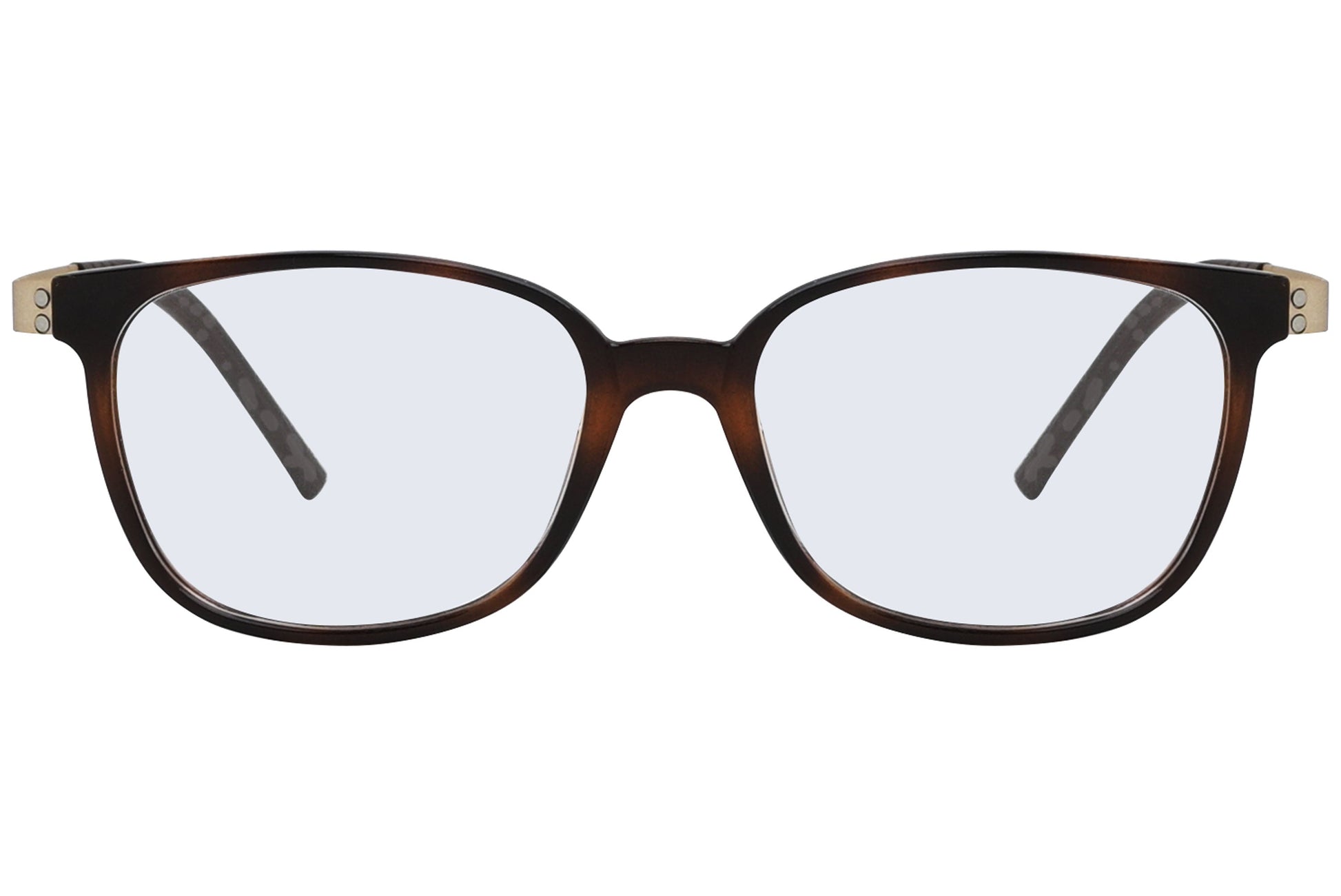Close-up of LOOK Eyeglasses 3813 – front wayfarer frame in W8, highlighting bold browline and smooth bridge