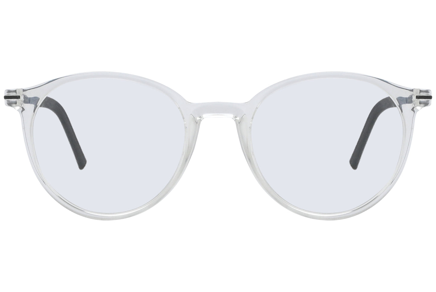 Close-up of LOOK Eyeglasses 4620 – front round frame in W8, highlighting lens shape and bridge design