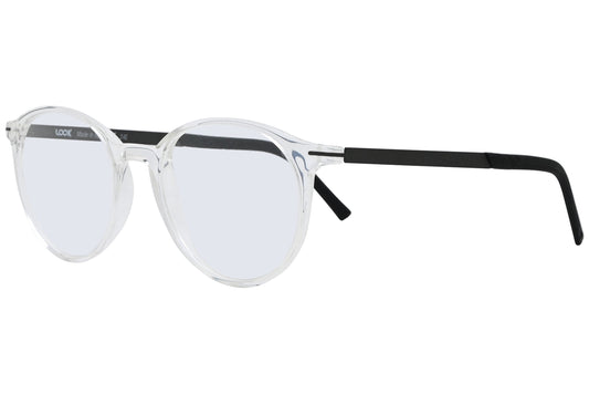 Side view of LOOK Eyeglasses 4620 in W8 – round frame with smooth temple arms