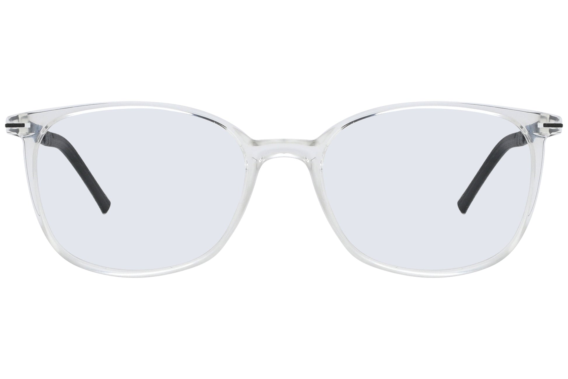 Close-up of LOOK Eyeglasses 4619 – front rectangular frame in W8, highlighting bold lens shape and bridge