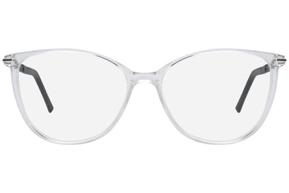Close-up of LOOK Eyeglasses 4613 – front rectangular frame in W8, showing strong angles and clean bridge