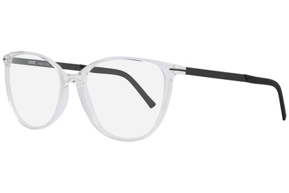 Side view of LOOK Eyeglasses 4613 in W8 – rectangular frame with earthy brown temples