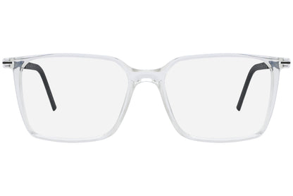 Close-up of LOOK Eyeglasses 4610 – front wayfarer frame in W8, highlighting the thick browline and bridge details