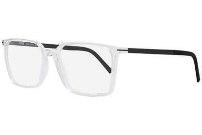 Side view of LOOK Eyeglasses 4610 in W8 – wayfarer frame with bold arms in warm brown tone