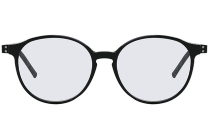 Close-up of LOOK Eyeglasses 3759 – front rectangular frame in WB03, highlighting clean lines and narrow bridge