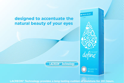 Acuvue Define Fresh Blue with LACREON Technology