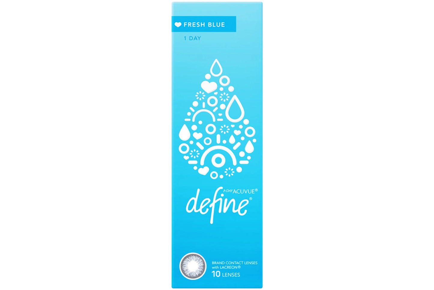 Acuvue Define Fresh Blue with LACREON Technology