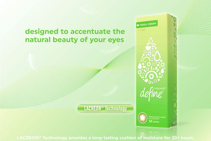 Acuvue Define Fresh Green with Lacreon Technology