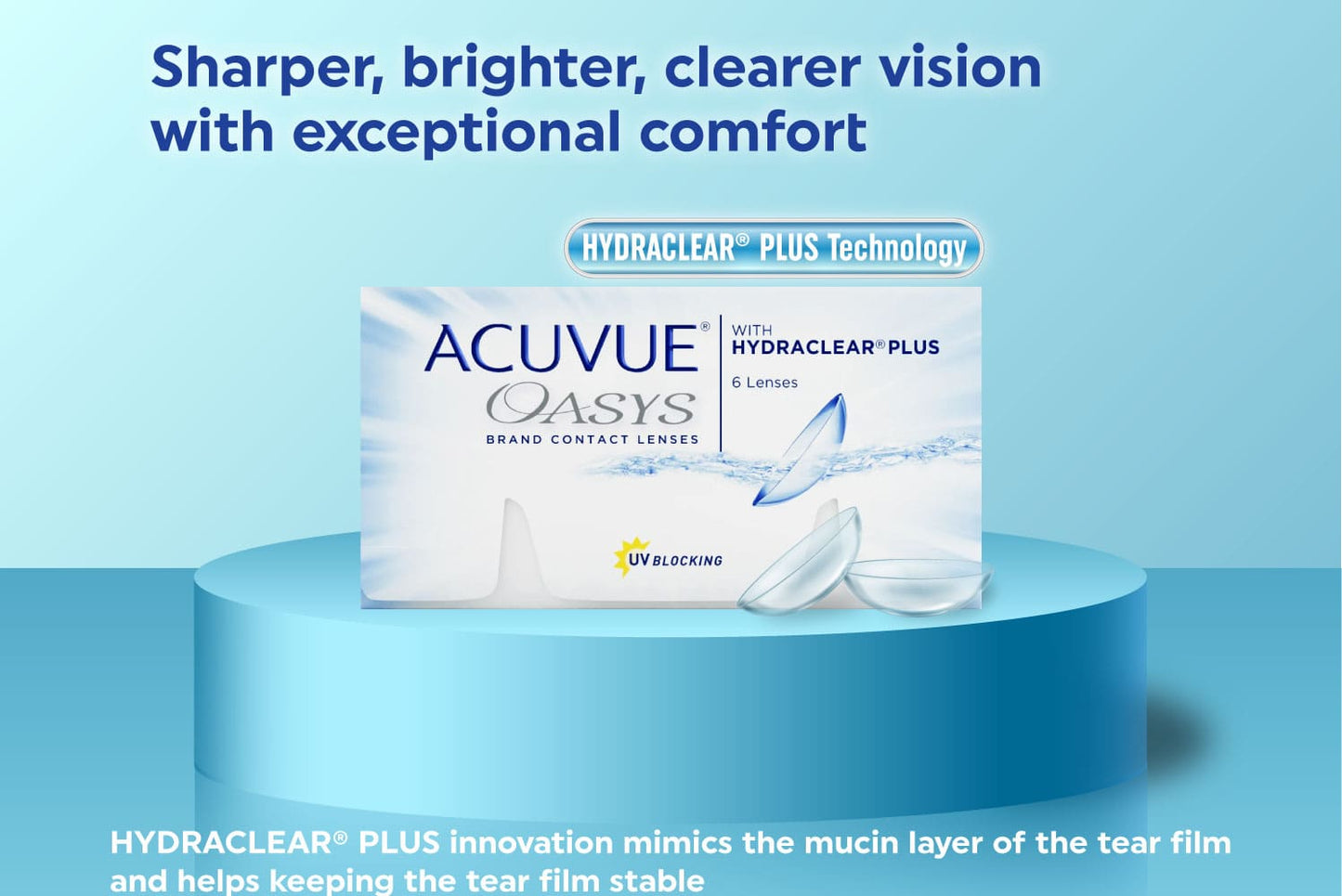 Acuvue Oasys Bi-weekly with Hydraclear Plus