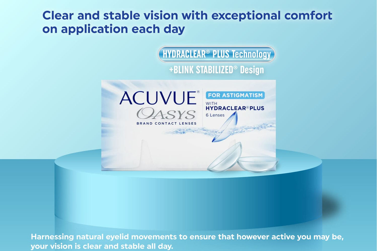 Acuvue Oasys Bi-weekly for Astigmatism with Hydraclear Plus