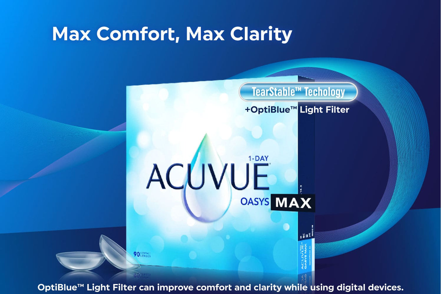 Acuvue Oasys Max 1-Day TearStable Technology