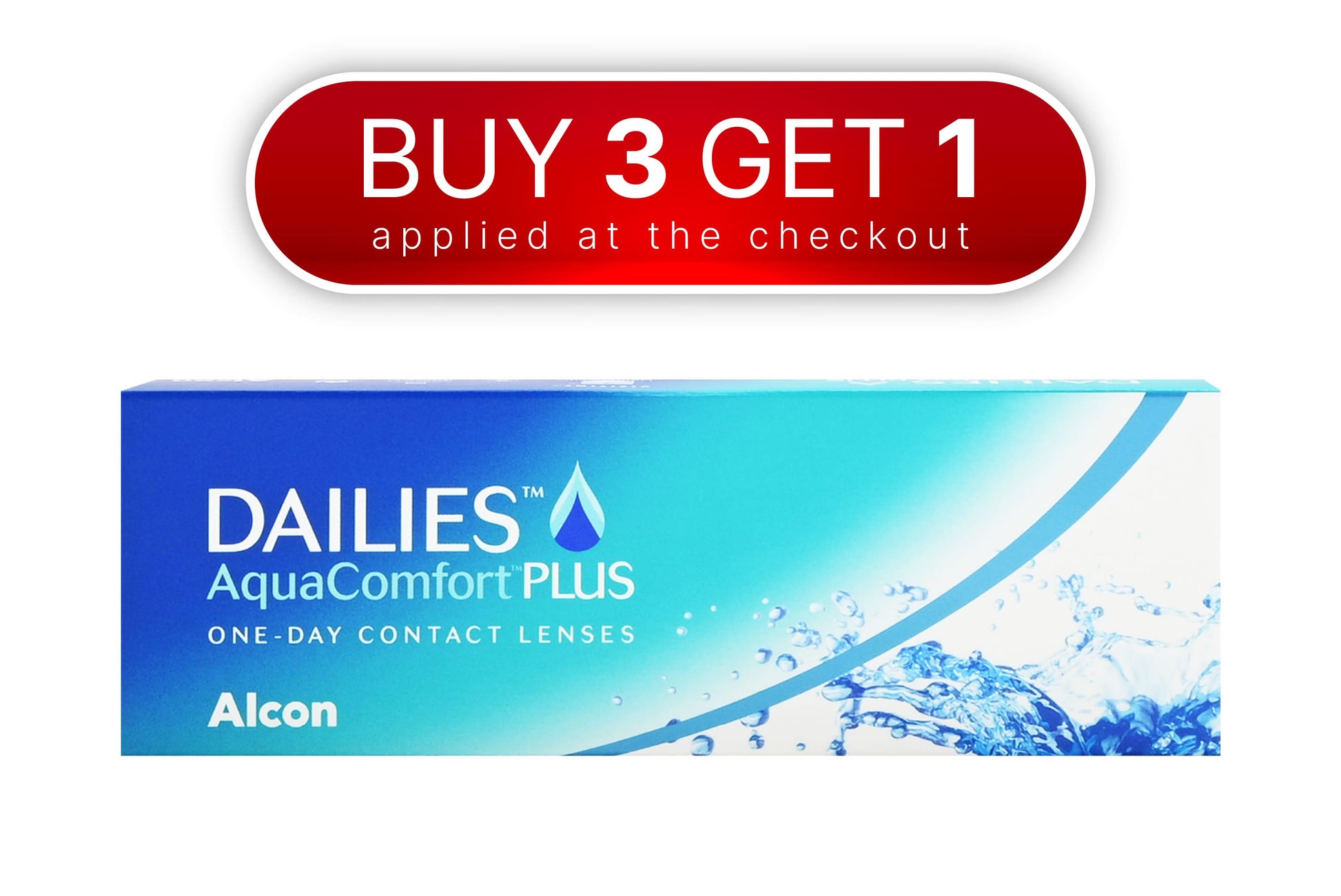 Alcon Dailies Aqua Comfort Plus One Day Contact Lenses