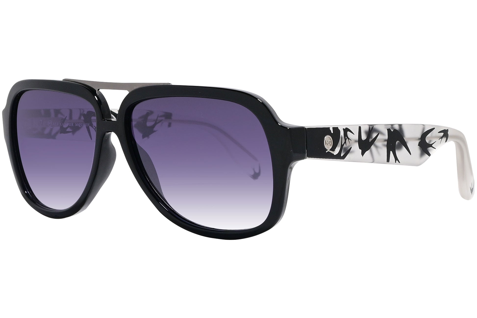 Alexander McQueen sunglasses side view