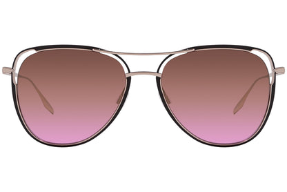 Barton Perreira Pink Color Square Sunglasses Viewed From Front Angle.