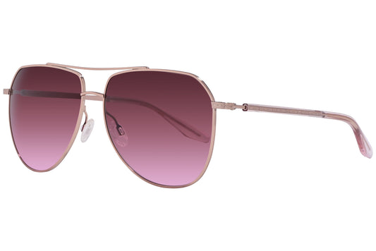 Barton Perreira Pink Color Aviator Sunglasses Viewed From A 45-Degree Angle.