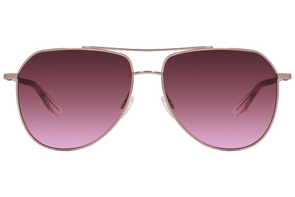 Barton Perreira Pink Color Aviator Sunglasses Viewed From Front Angle.