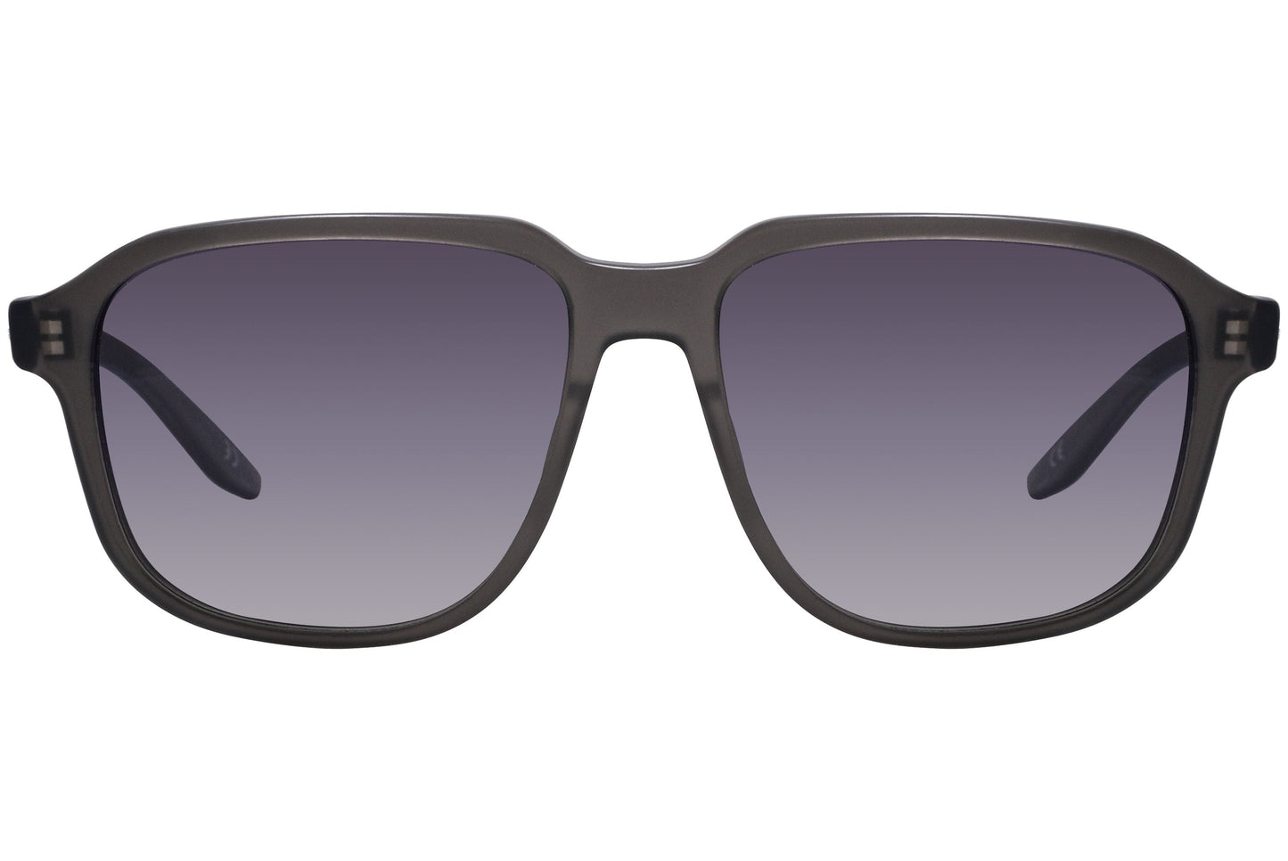 Barton Perreira Black Color Rectangle Sunglasses Viewed From Front Angle.