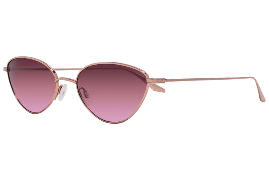 Barton Perreira Red Color Cat-Eye Sunglasses Viewed From A 45-Degree Angle.