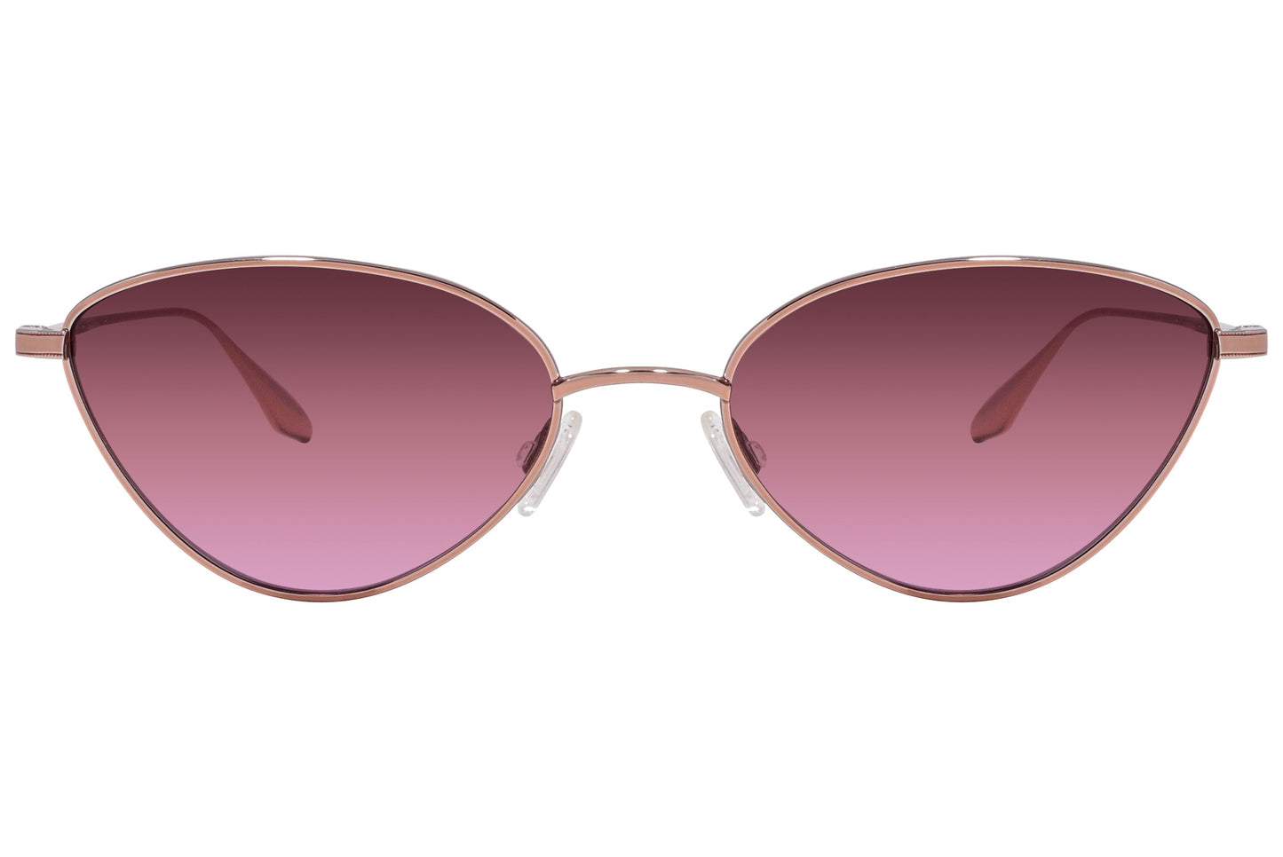 Barton Perreira Red Color Cat-Eye Sunglasses Viewed From Front Angle.