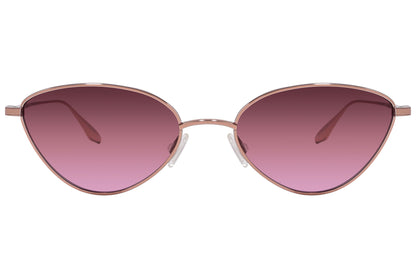 Barton Perreira Red Color Cat-Eye Sunglasses Viewed From Front Angle.