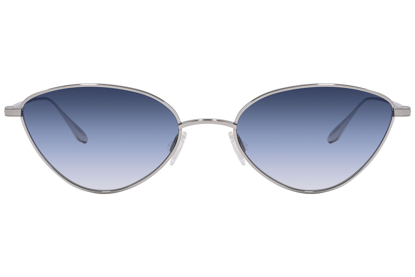 Barton Perreira Blue Color Cat-Eye Sunglasses Viewed From Front Angle.