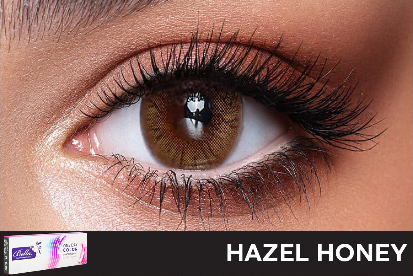 Bella Daily Hazel Honey Contact Lenses