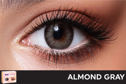 Bella Diamond Almond Gray Contact Lenses