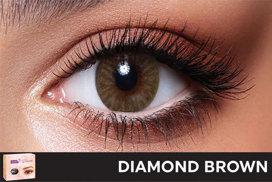 Bella Diamond Diamond Brown Contact Lenses