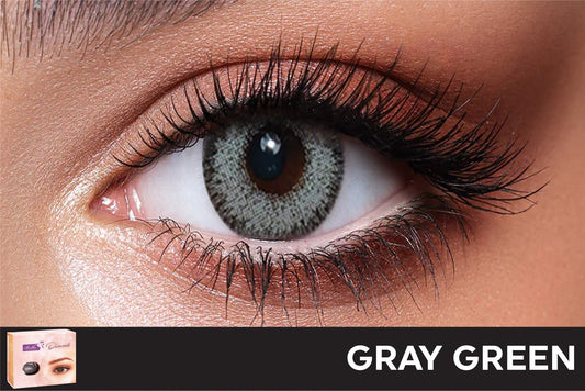 Bella Diamond Gray Green Contact Lenses