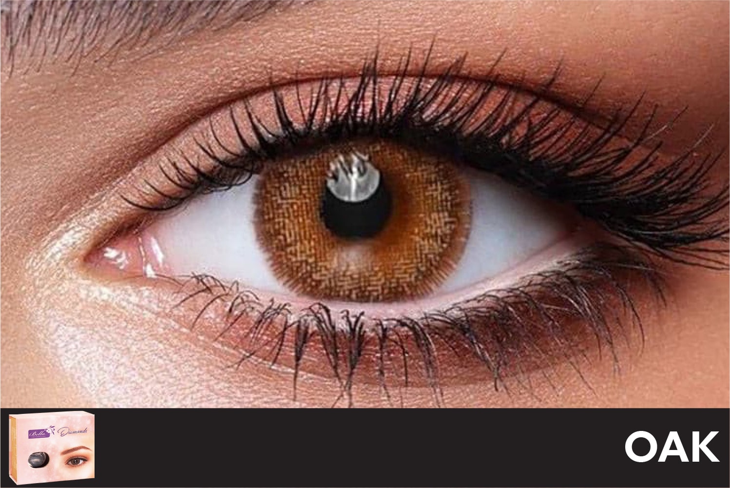 Bella Diamond Oak Contact Lenses