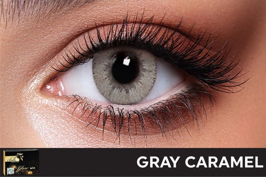 Bella Glow Gray Caramel Contact Lenses