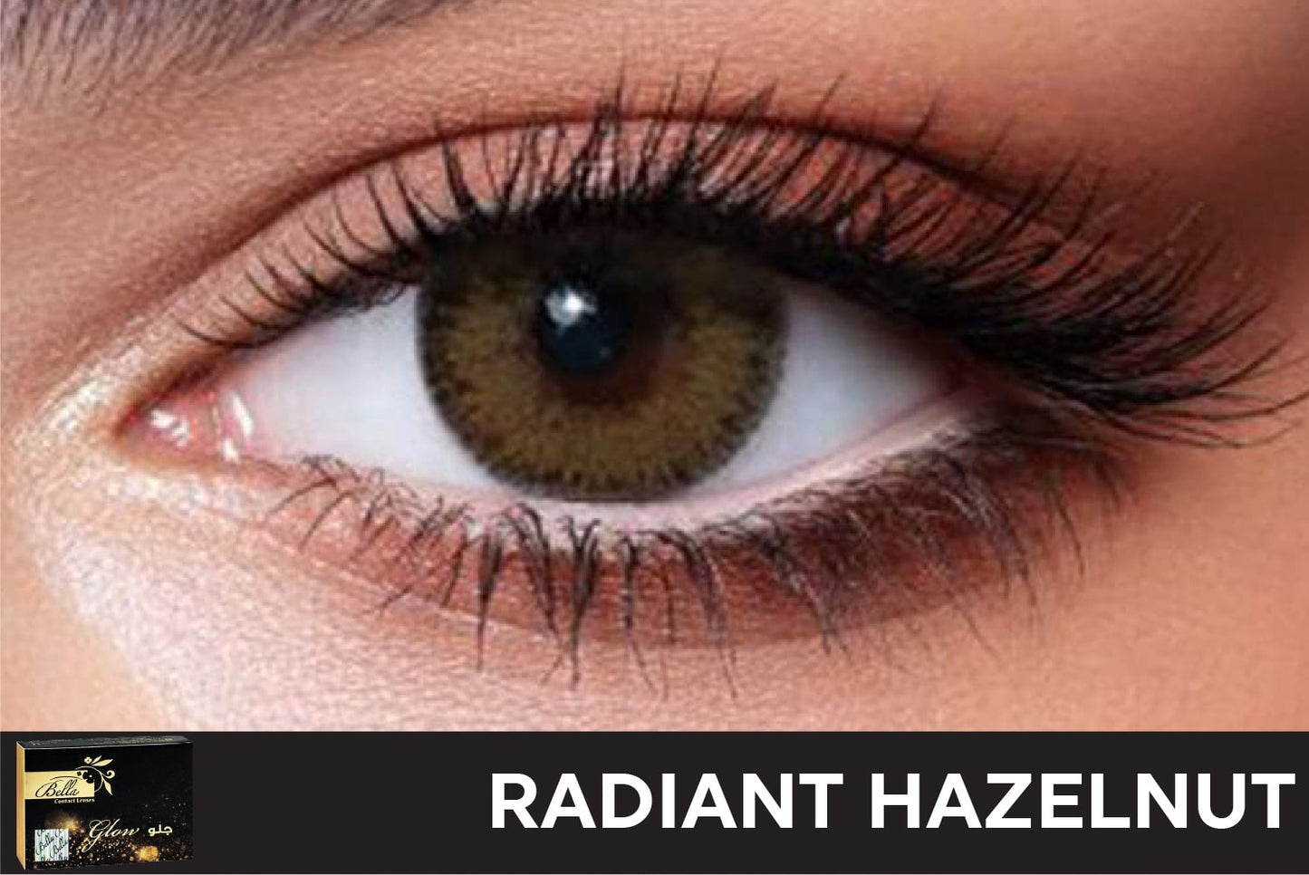 Bella Glow Radiant Hazelnut Contact Lenses