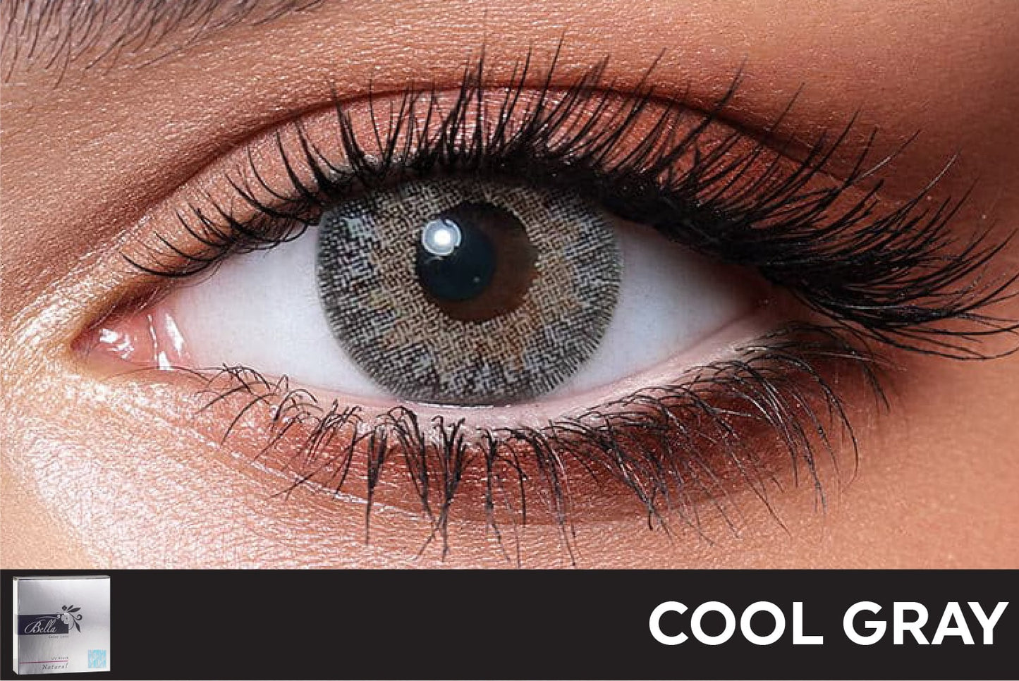 Bella Natural Cool Gray Contact Lenses