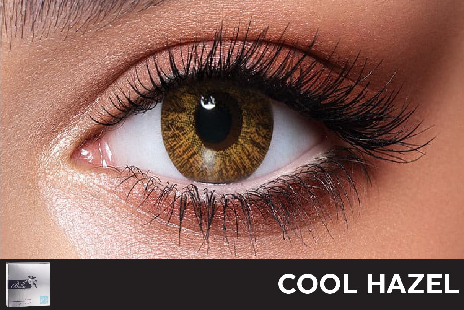 Bella Natural Cool Hazel Contact Lenses