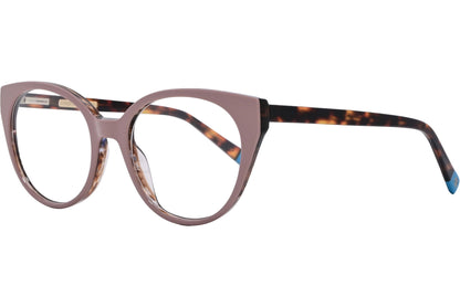 Blue Sparrow Cat-Eye Tortoise Eyeglasses Frame Viewed From A 45-Degree Angle.