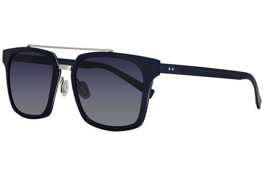 Bolon Geometric Navy Sunglasses Model: BL6011-C70 Side View